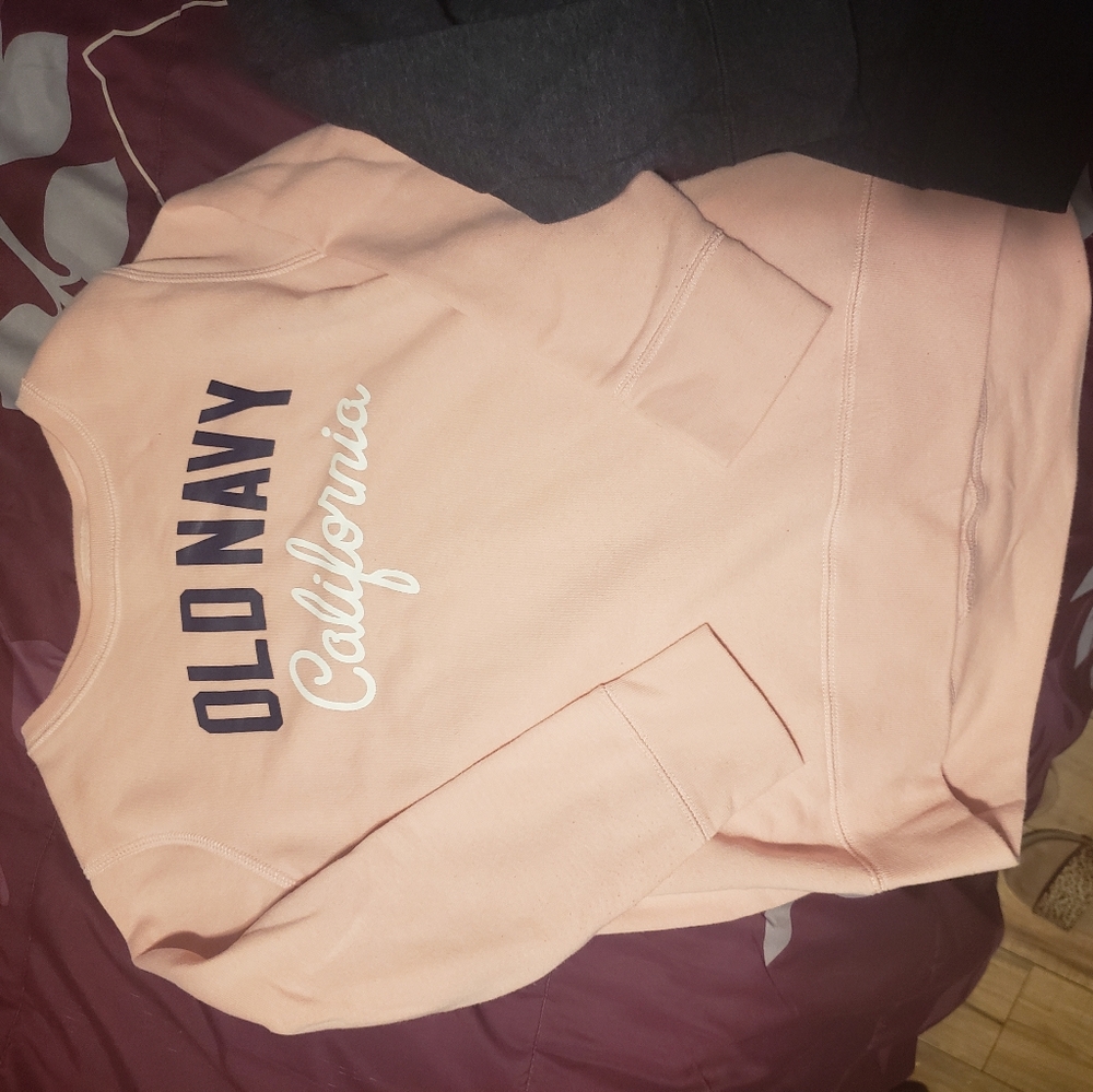 Girls pink Old Navy sweatshirt